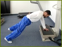 whole body vibration exercise deep push up 2