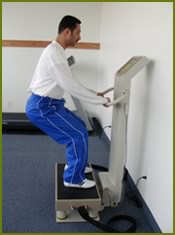 whole body vibration exercise deep squat