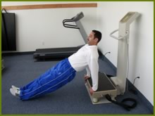 whole body vibration exercise triceps dip 2